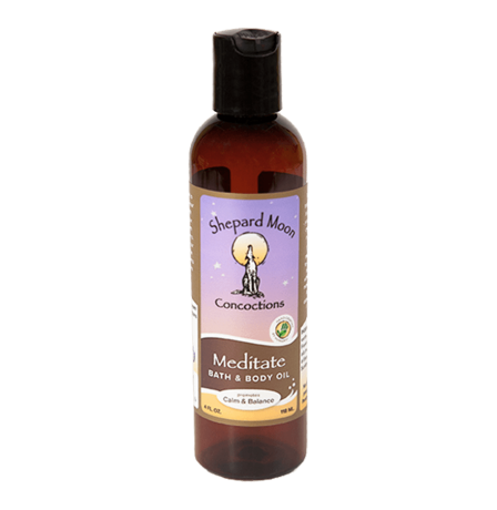 Meditate Bath and Body Oil and Massage 4 ounce bottle