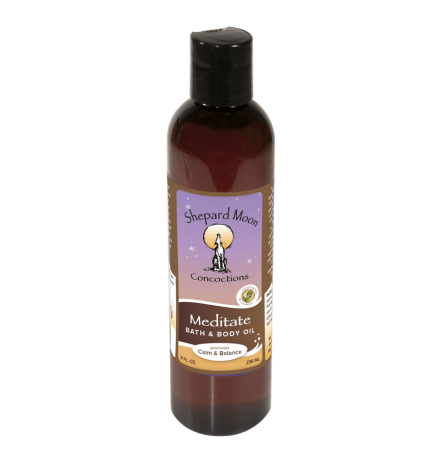 Meditate Bath and Body Oil and Massage 8 ounce bottle