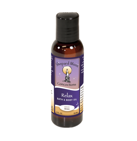 Relax Bath and Body Oil and Massage 2 ounce bottle