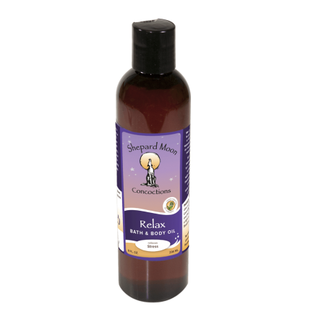 Relax Bath and Body Oil and Massage 8 ounce bottle