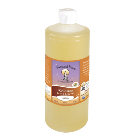 Release Bath and Body Oil 32 ounce bottle