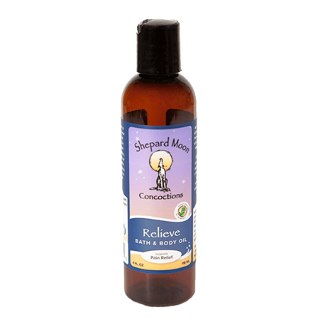 Relieve Bath and Body Oil and Massage 4 ounce bottle