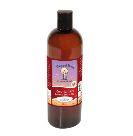 Revitalize Bath and Body Oil 16 ounce bottle