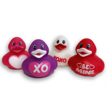 4 set of Valentine Ducks