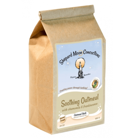 Soothing Oatmeal Bath Remedy 24 ounce bag tilted right