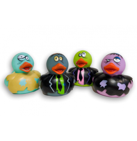 Set of four zombie ducks