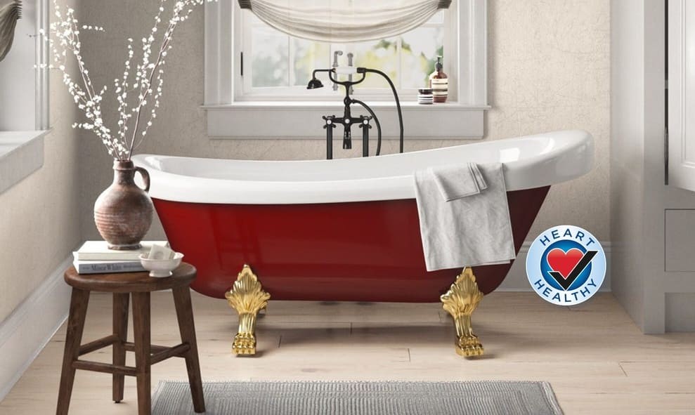 red-clawfoot-bathtub-with-with-heart-healthy-icon